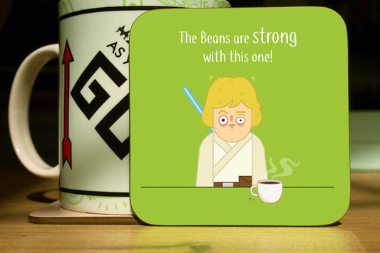 Coaster - The Beans are strong with this one!-Geeky Little Monkey