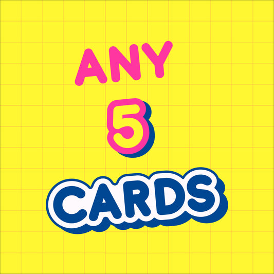 Any 5 Cards-Geeky Little Monkey