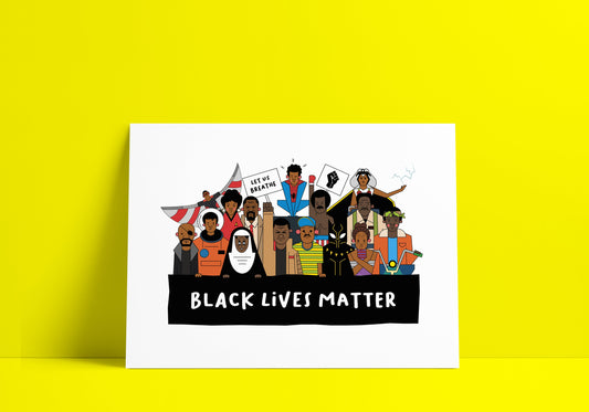 Black Lives Matter Charity Print-Geeky Little Monkey
