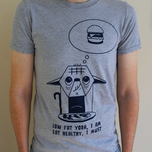 Low Fat Yoda T-shirt -Geeky Little Monkey