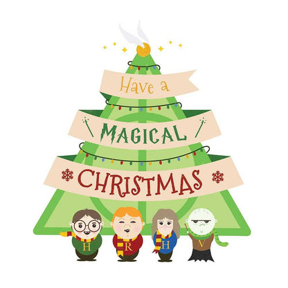 Have a magical Christmas Card-Geeky Little Monkey