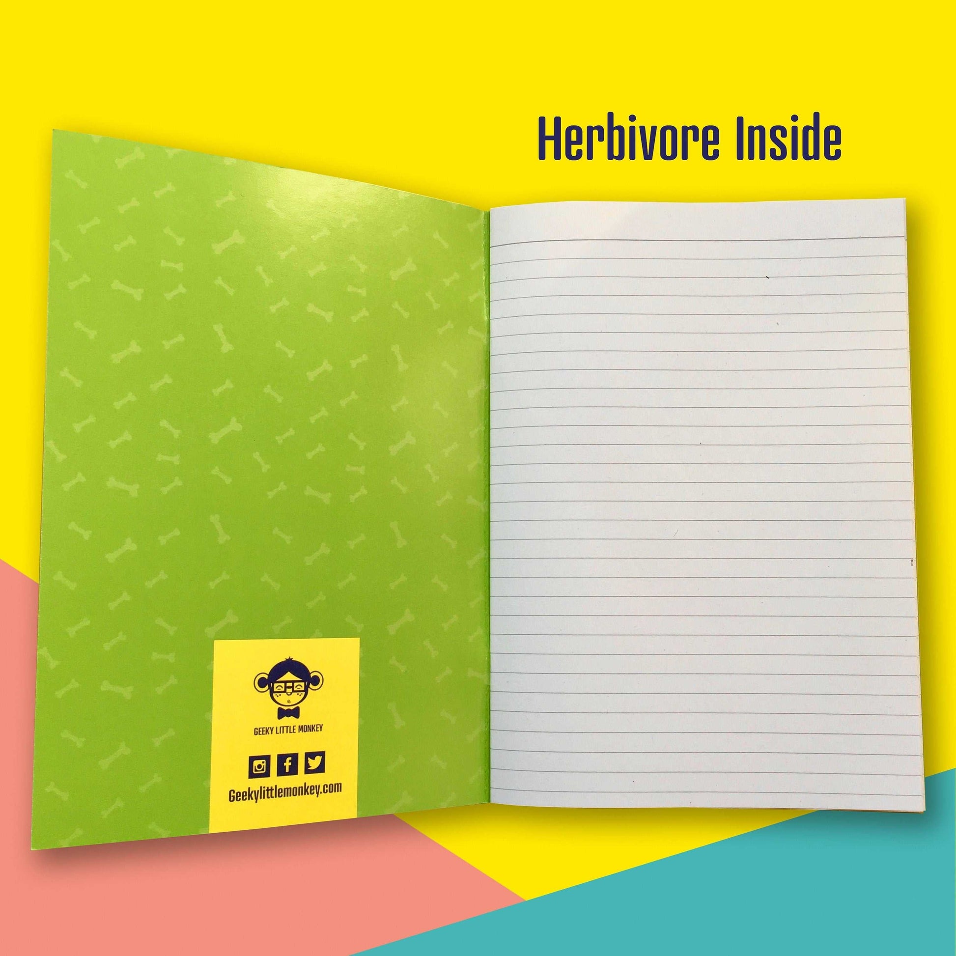 Dinosaur A5 Notebooks-Geeky Little Monkey